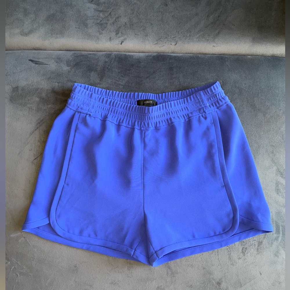 J Crew pull on royal blue shorts - Size 0